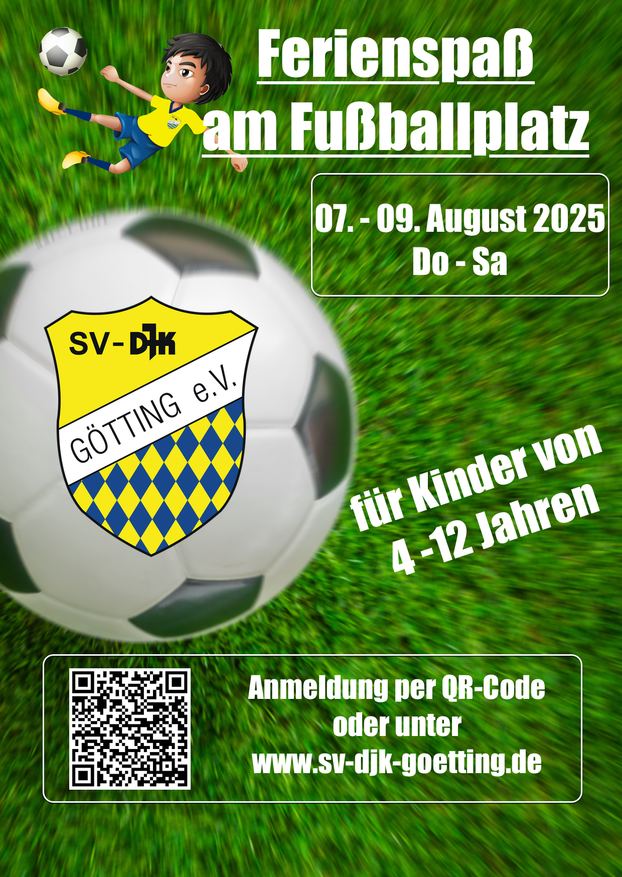 Ferienfreizeit Flyer Vorne